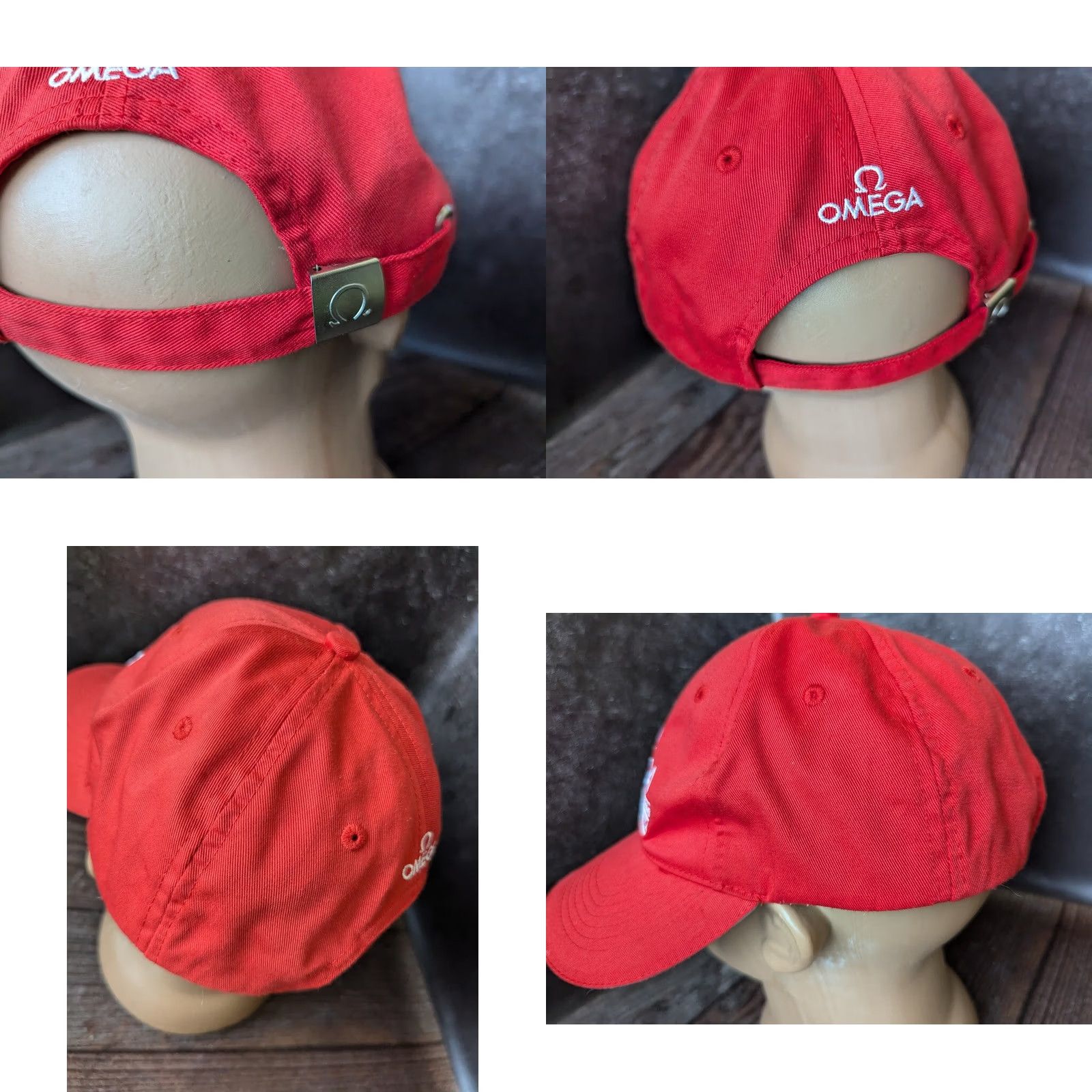 Omega Omega Baseball Cap Hat Red One Size Mens Men’s Nike Shirt Size ONE SIZE - 8 Thumbnail