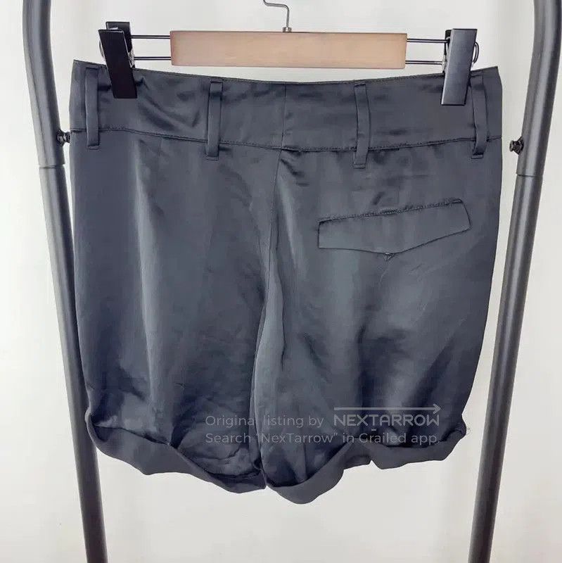 Prada Prada Women's Black Polyester Shorts. Size 23" - 2 Thumbnail