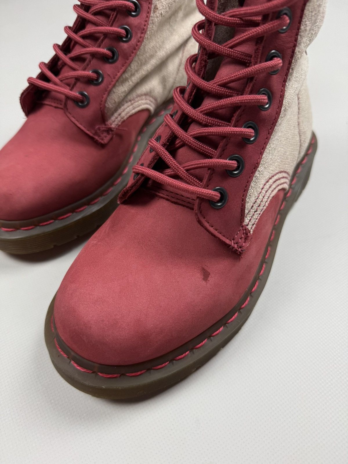 Dr. Martens Dr. Martens 1460 Ladies Leather Combat Boots Shoes Size US 6 / IT 36 - 10 Thumbnail