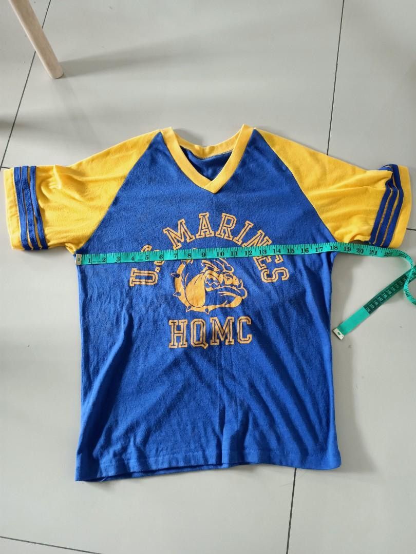 Vintage Vintage 70s US Marines HQMC Raglan Tee Size US S / EU 44-46 / 1 - 9 Thumbnail