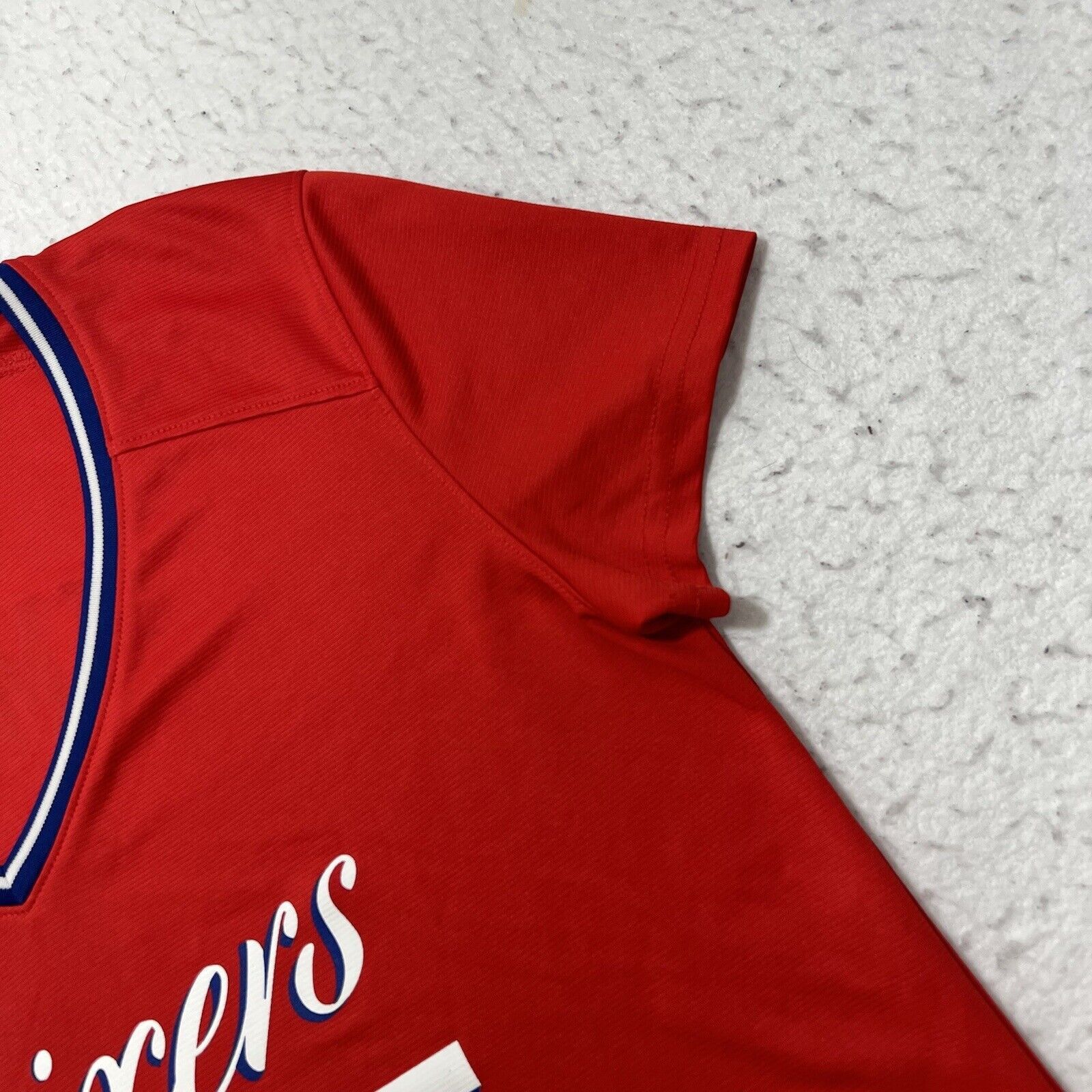 NBA NBA Philadelphia 76ers Ben Simmons 25 Red Graphic T Shirt Size L / US 10 / IT 46 - 4 Thumbnail