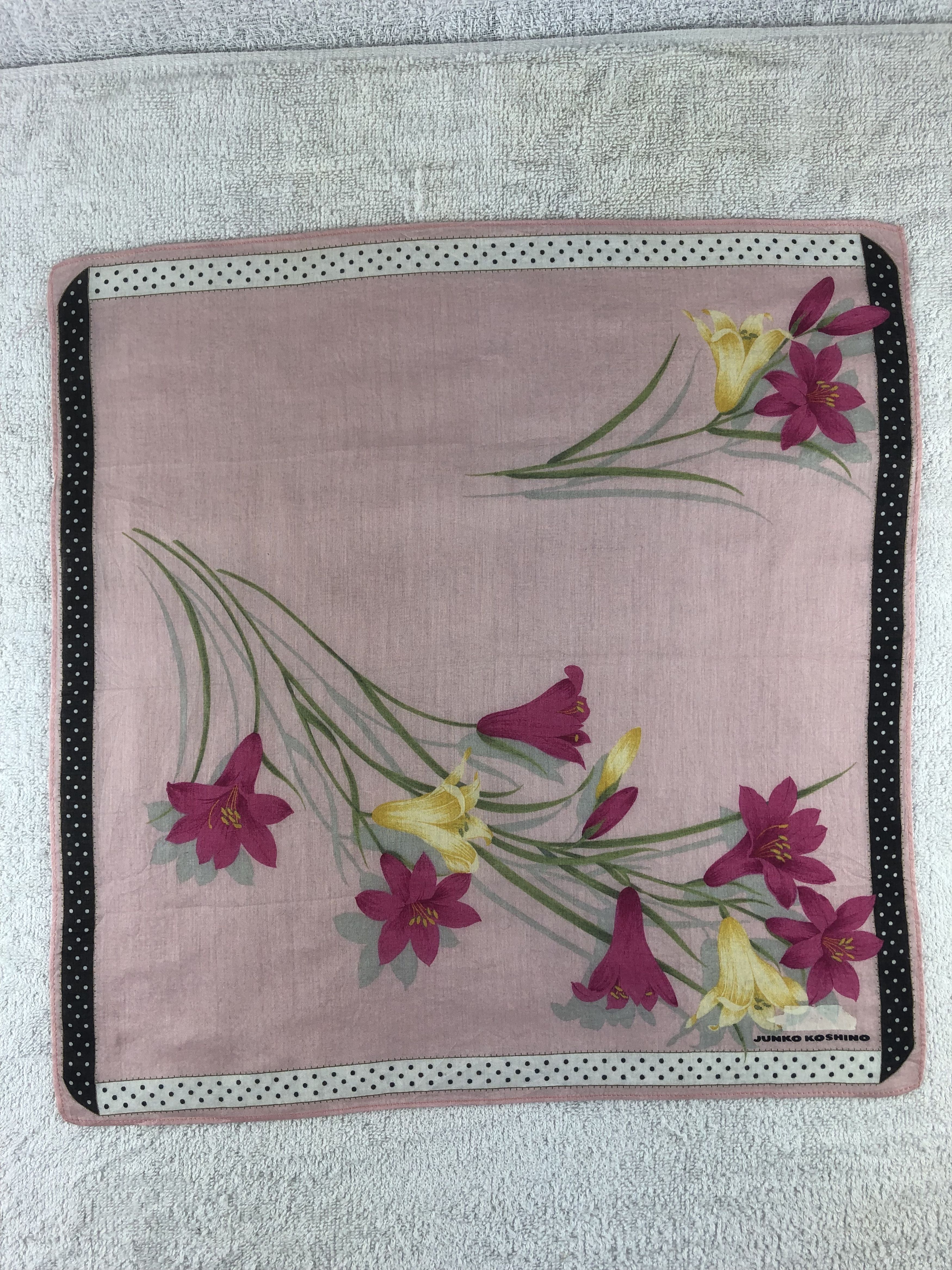 Japanese Brand × Mr. Junko × Vintage Junko Koshino Handkerchief / Bandana / Neckerchief Size ONE SIZE - 3 Thumbnail