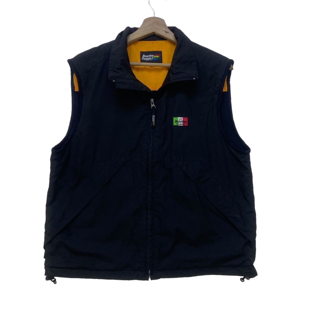 Benetton Benetton Formula 1 Racing Team Sleeveless Jacket Size US S / EU 44-46 / 1 - 1 Thumbnail