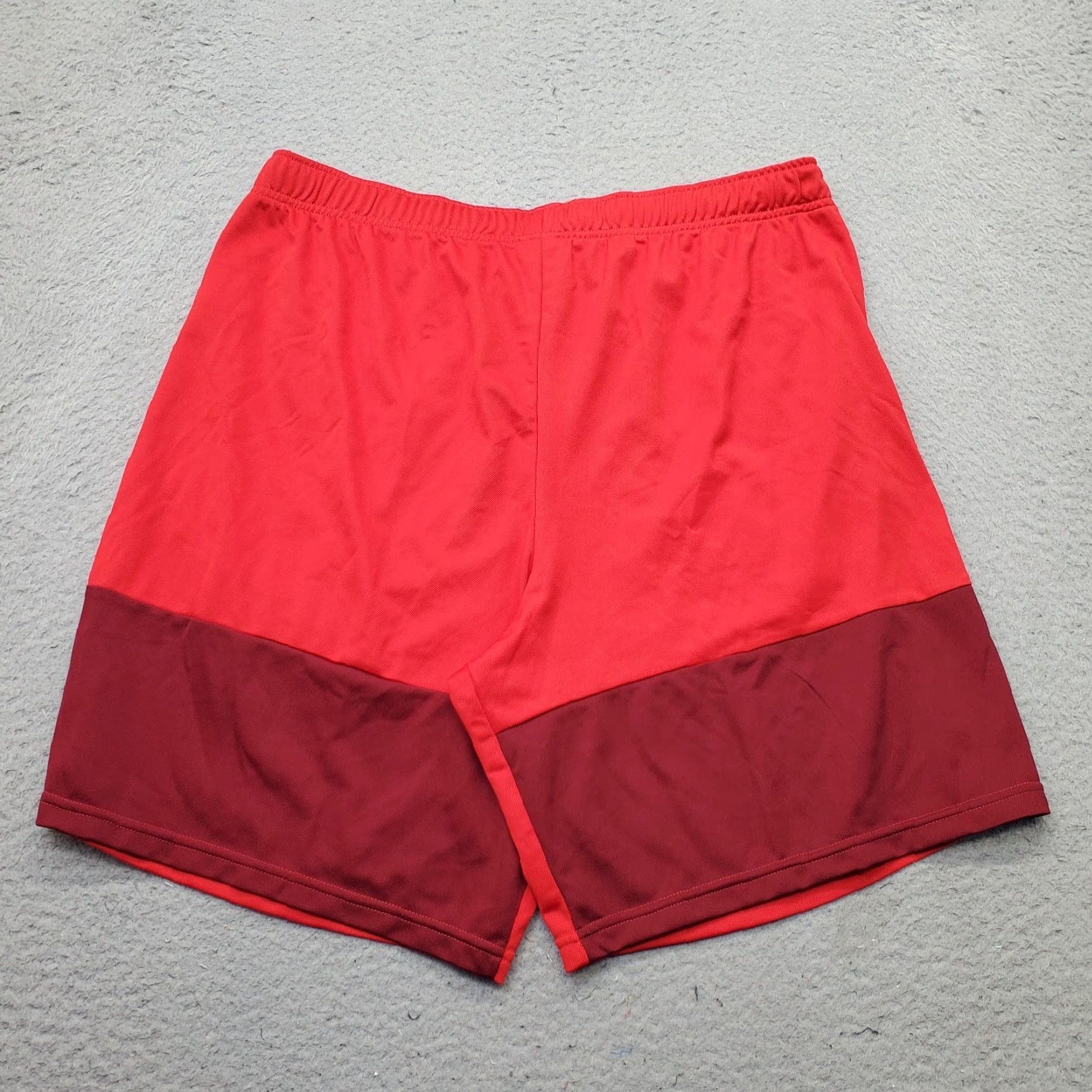 Nike Nike Knit Hybrid Training Shorts Mens XXL Red Stretch Athletic Elastic Waist Size US 39 - 2 Thumbnail