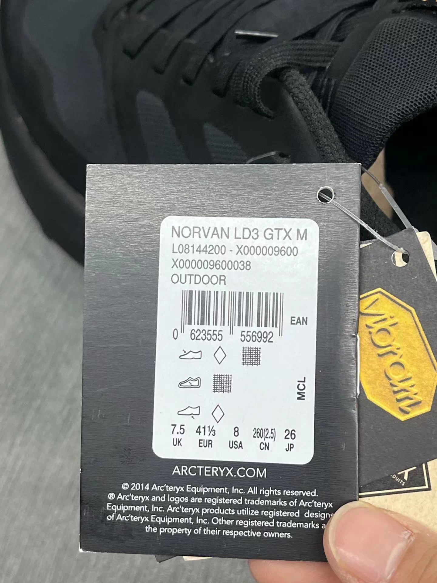Arc'teryx Arcteryx Norvan LD 3 Gore-Tex B&G 41. Tried tags Size US 8 / EU 41 - 8 Thumbnail
