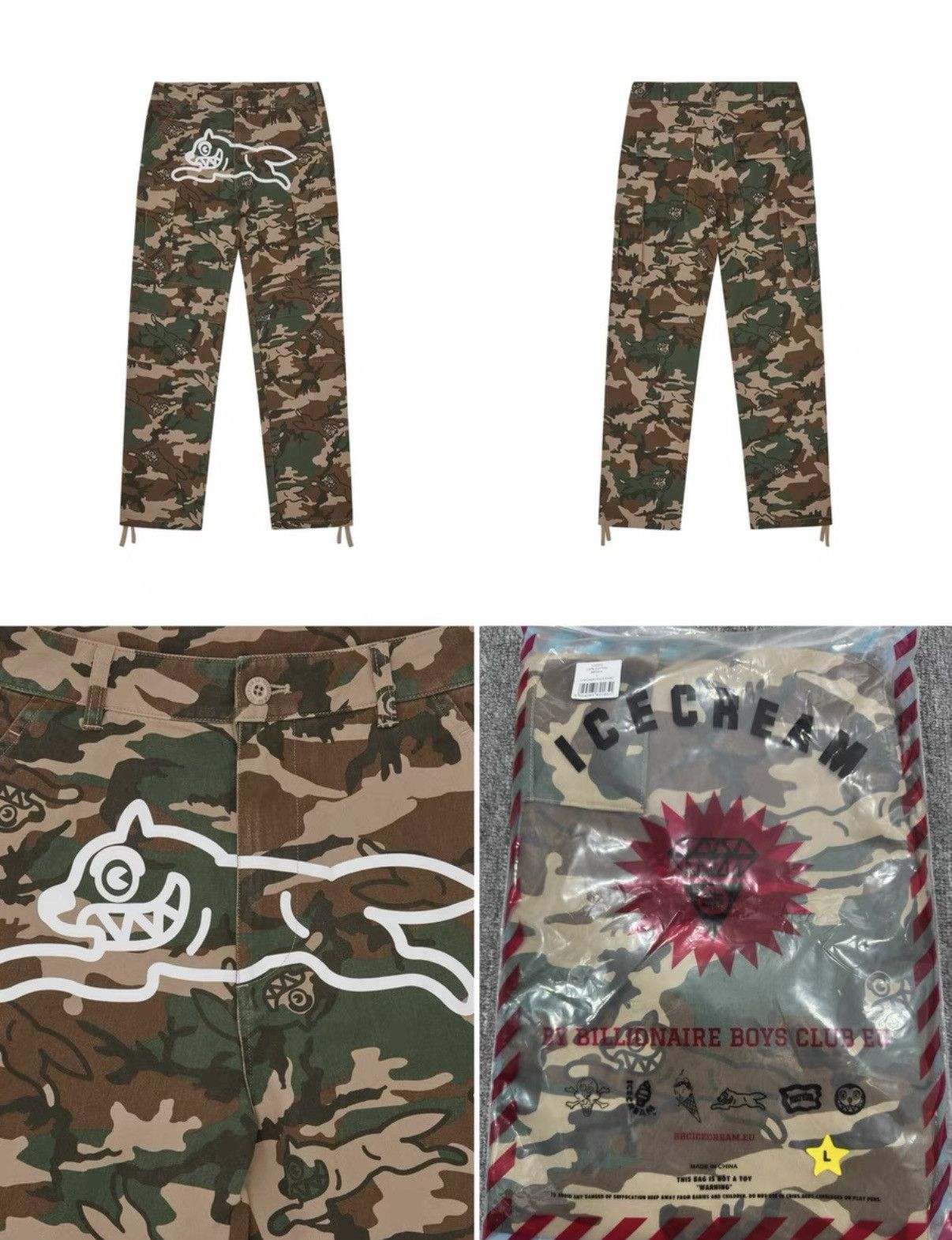 Billionaire Boys Club Camo Cargo Pants Billionaire Boys Club Size US 36 / EU 52 - 5 Thumbnail