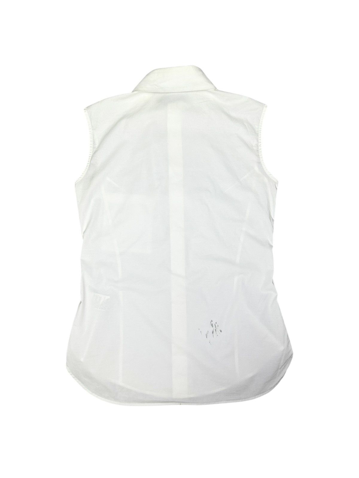 Y's Darted Sleeveless Button-Up Shirt Size XS / US 0-2 / IT 36-38 - 2 Thumbnail