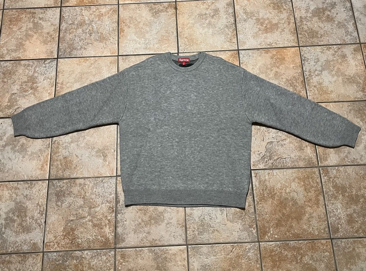 Supreme × Thrasher Supreme Trasher Sweater. Heather Grey XL Size US XL / EU 56 / 4 - 4 Thumbnail