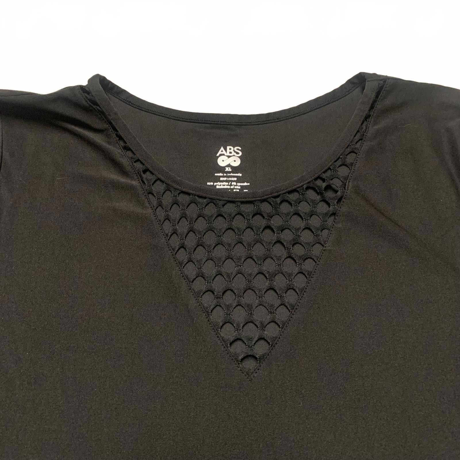 Other ABS Women's X-Large Black Short Sleeve Top Size XL / US 12-14 / IT 48-50 - 5 Thumbnail