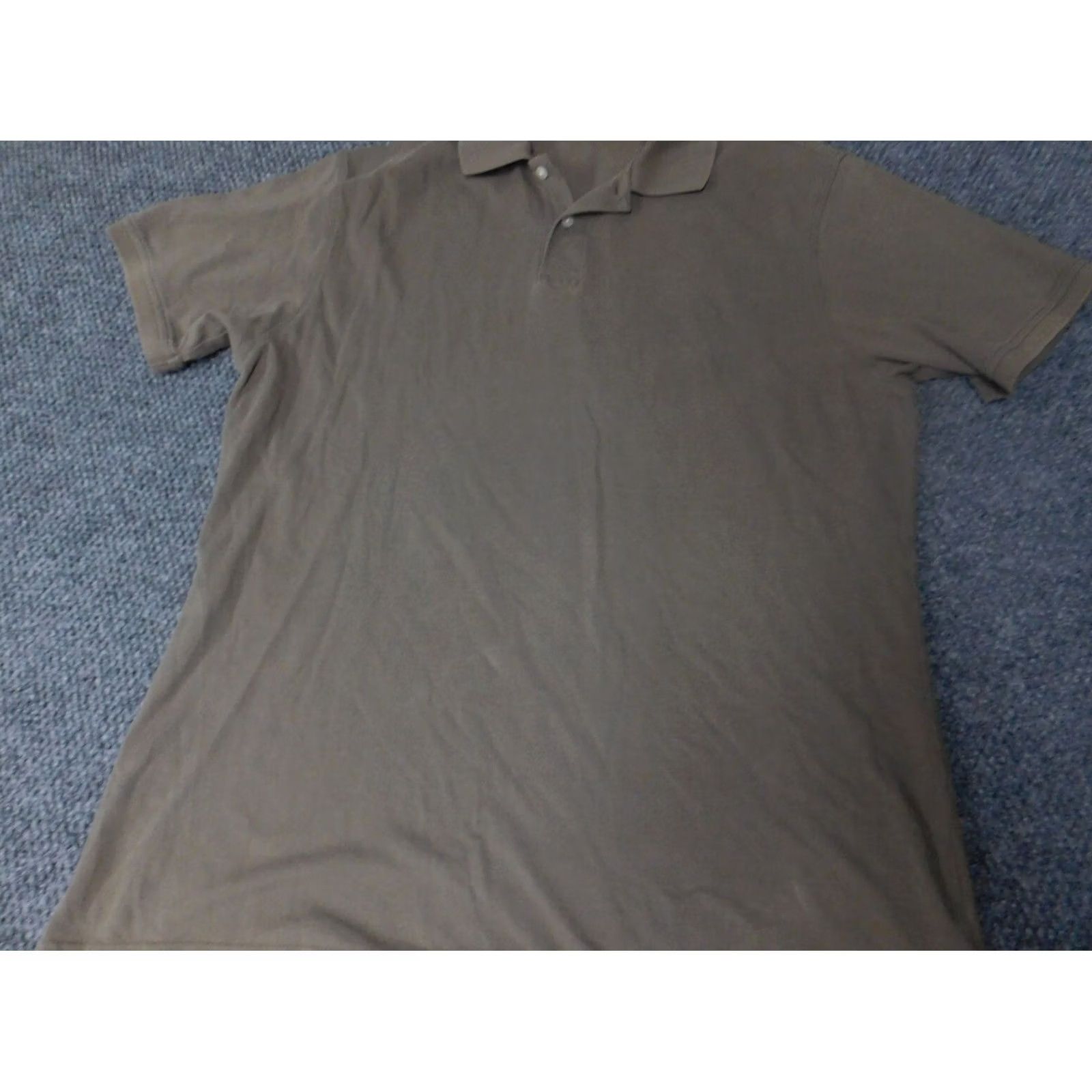 Roundtree & Yorke Roundtree & Yorke Polo Shirt XL Brown Slim Fit Button Collar Knit Cotton Size US XL / EU 56 / 4 - 2 Thumbnail