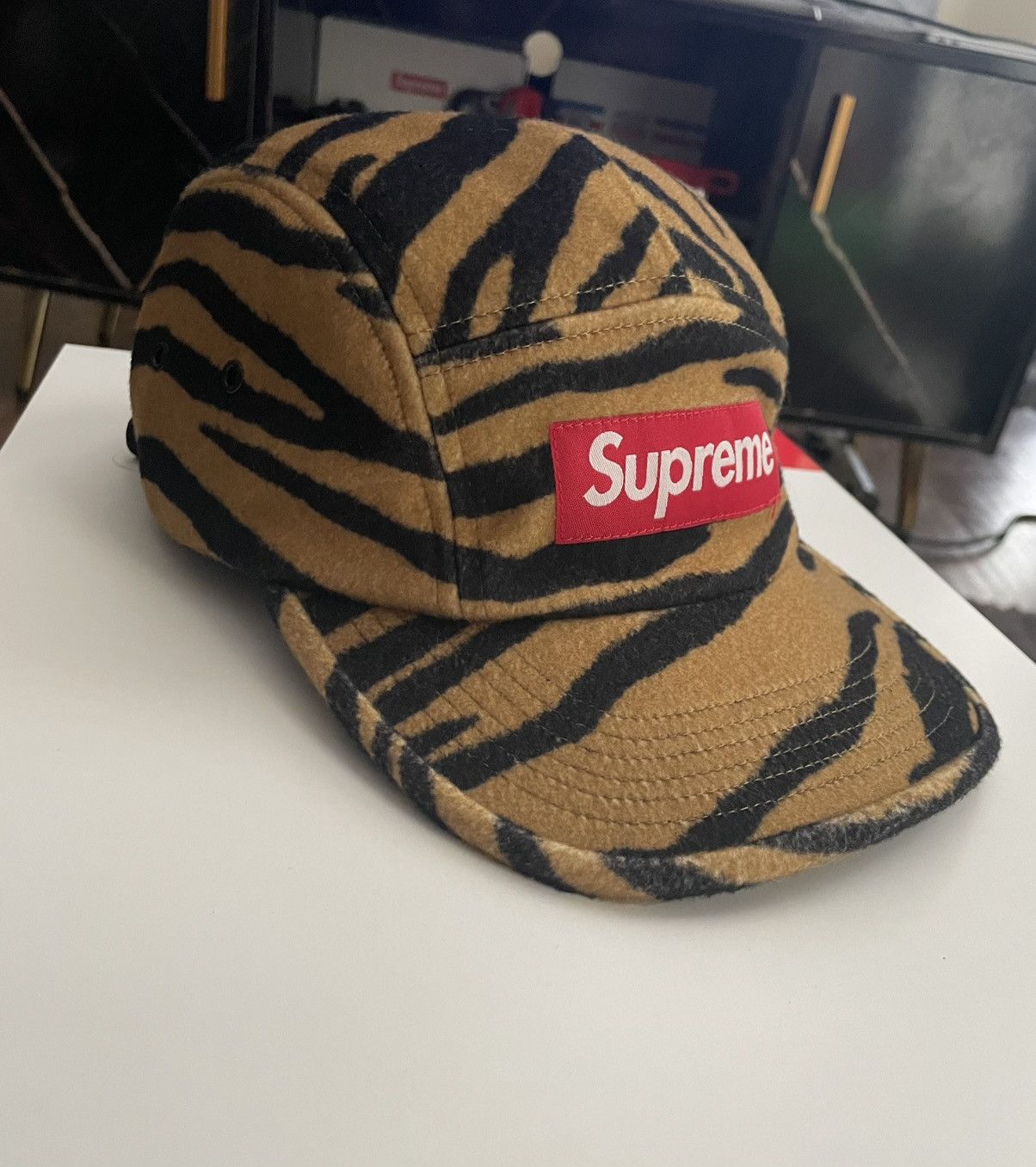 Wool Tiger Stripe Camp Cap