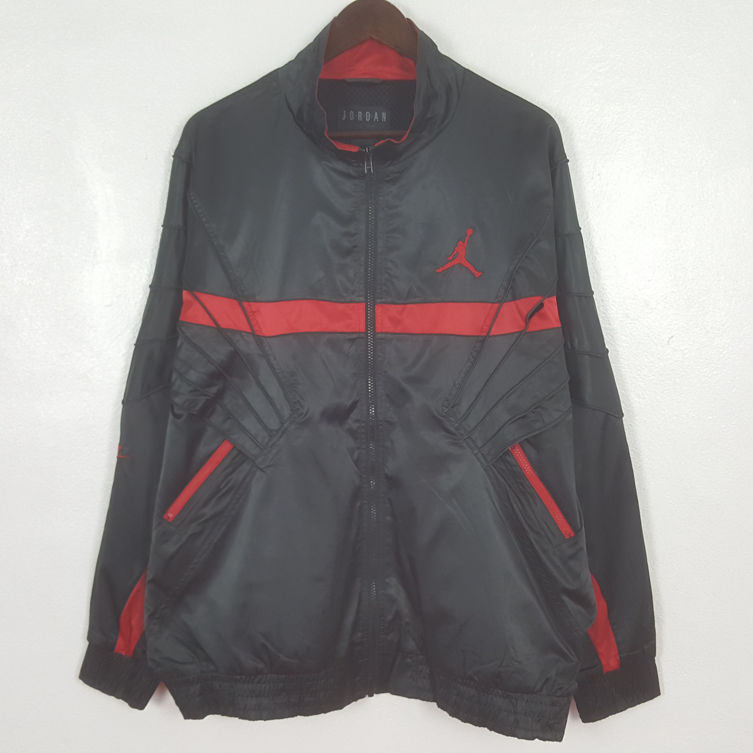 Jordan Brand Vintage Nike Jordan Windbreaker Jacket Size US XXL / EU 58 / 5 - 1 Thumbnail