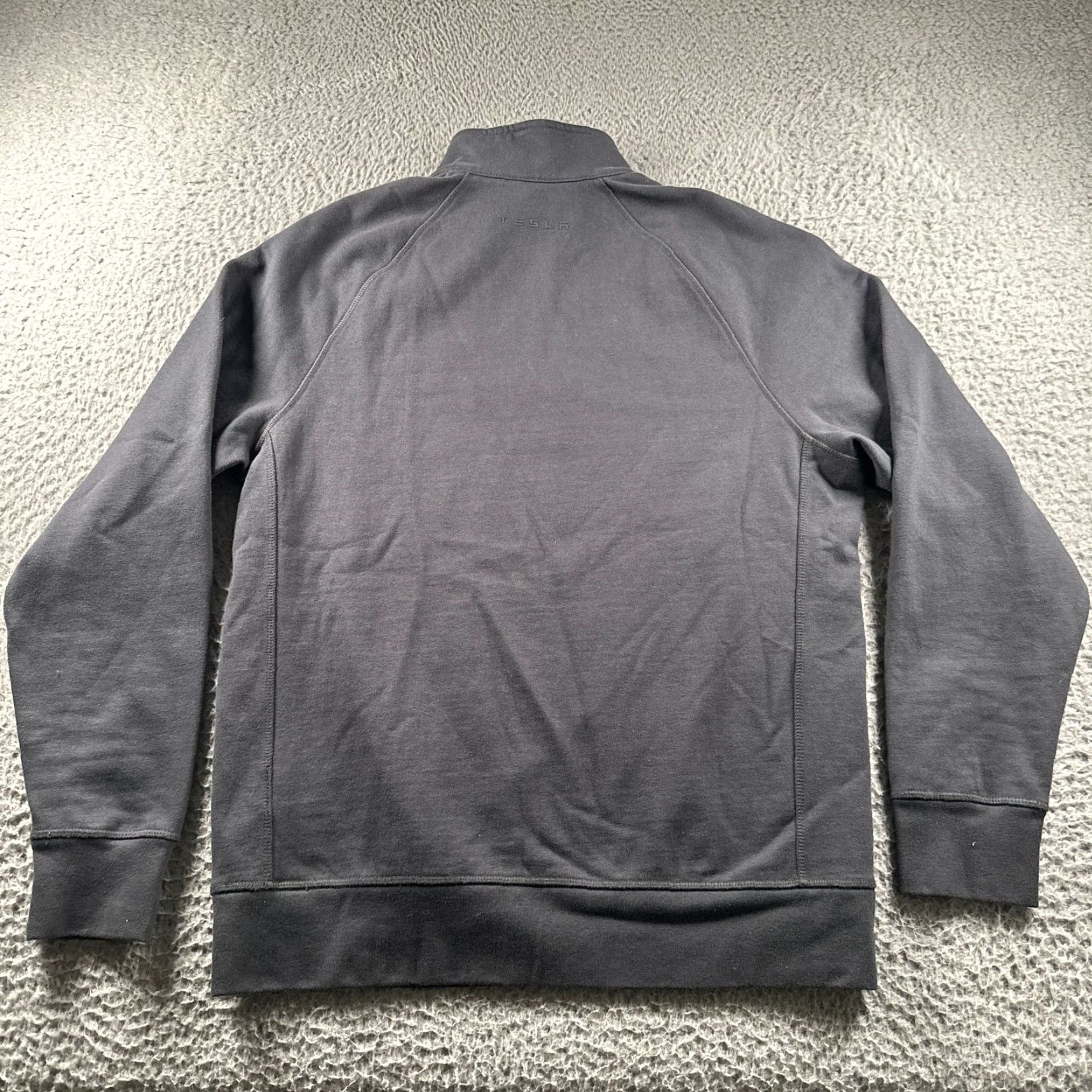 Vintage Tesla Pullover Mens M Quarter Zip Fleece Mock Neck Black Logo Fleece Lined Size US M / EU 48-50 / 2 - 4 Thumbnail