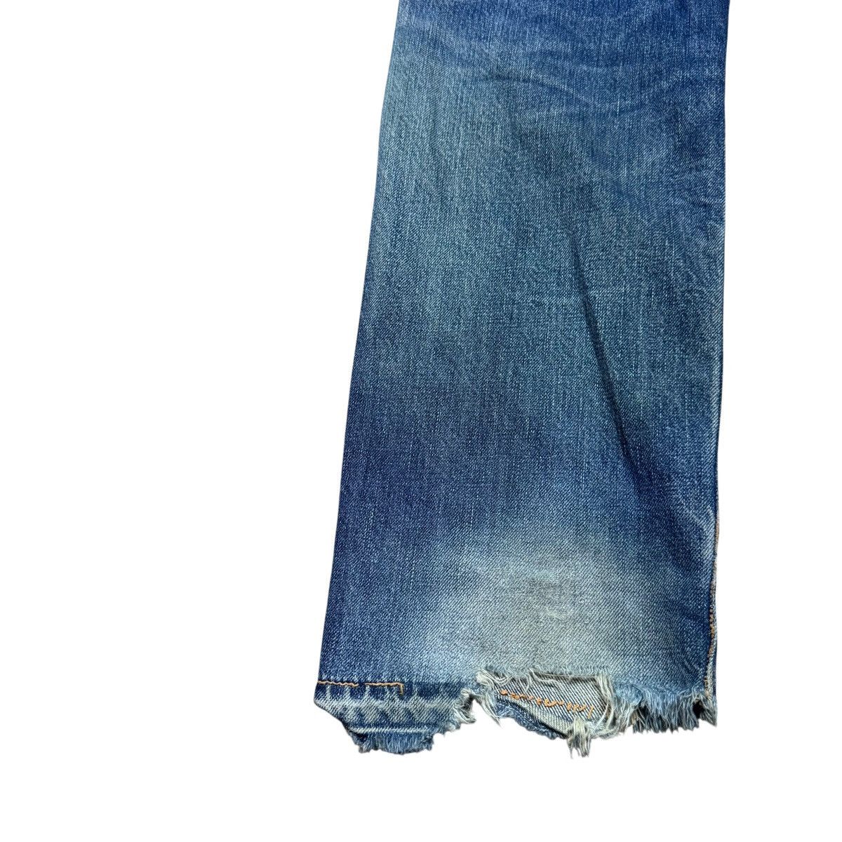 Evisu Vintage Evis Denim Selvedge Jeans Distressed Size US 30 / EU 46 - 17 Thumbnail