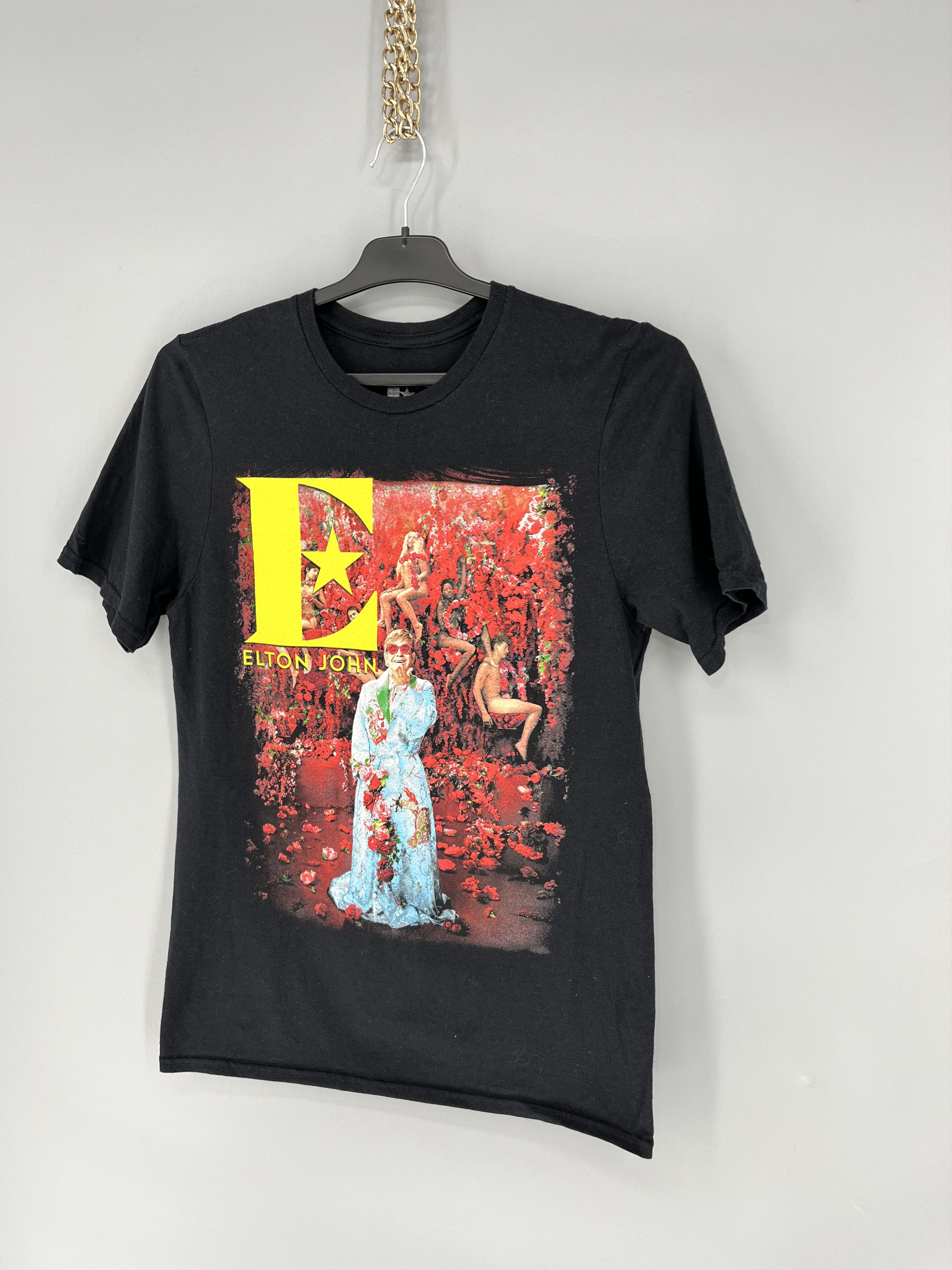 Band Tees × Vintage Vintage Elton John Rocket Man Promo T-shirt Size S Size US S / EU 44-46 / 1 - 3 Thumbnail
