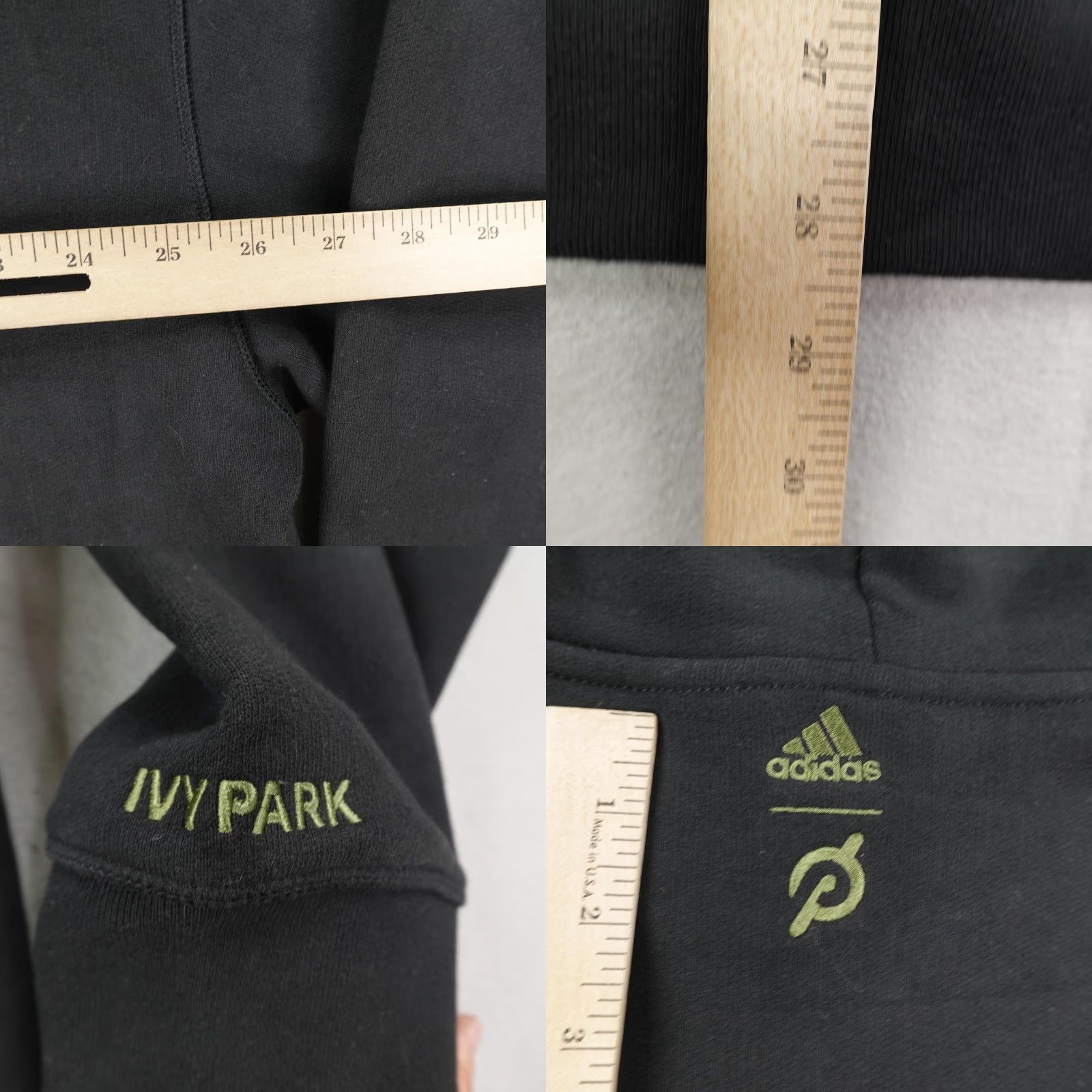 Adidas Adidas Ivy Park Peloton Hoodie Men XL Heavyweight Sweatshirt Pullover Black Sports Outdoor Size US XL / EU 56 / 4 - 8 Thumbnail