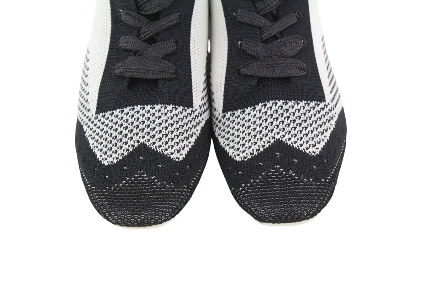 Emporio Armani EU37 Low Top Lace Up Knitted Sneakers 84778 Size US 6 / IT 36 - 3 Thumbnail