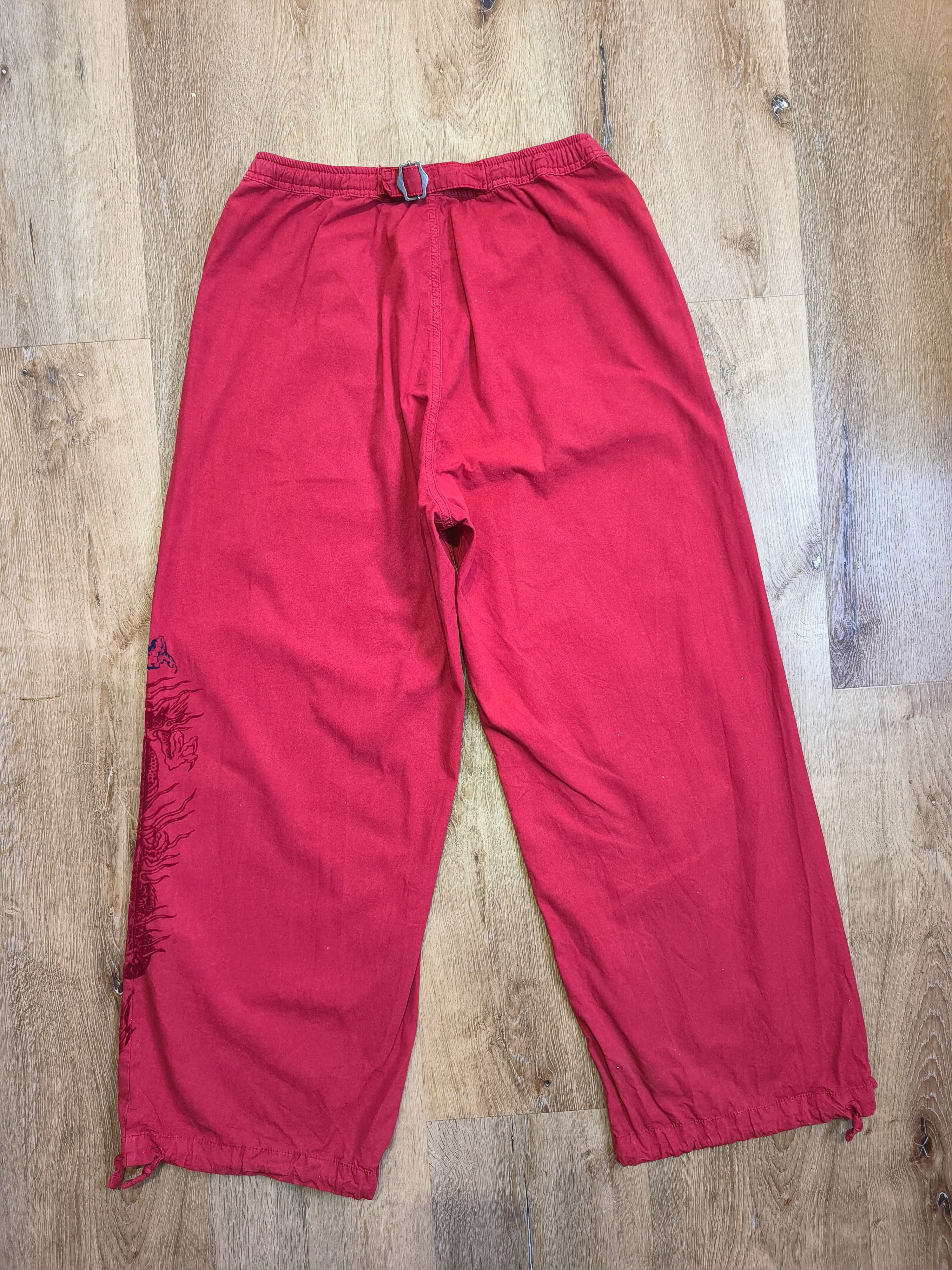 Jaded London Jaded London Baggy Pants Dragon Vintage Size US 34 / EU 50 - 4 Thumbnail