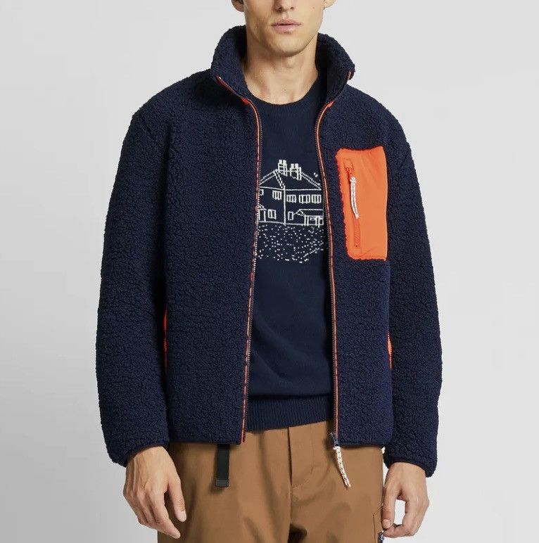 JW Anderson × Uniqlo F/W 2019 JW ANDERSON x UNIQLO SHERPA FLEECE FULL-ZIP JACKET Size US L / EU 52-54 / 3 - 2 Thumbnail