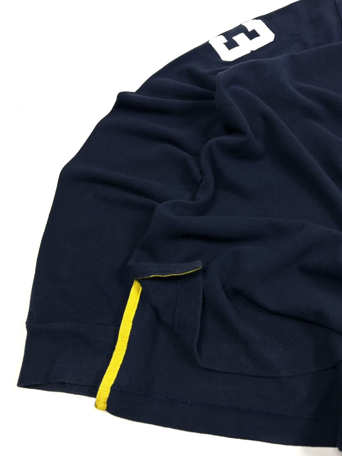 Polo Ralph Lauren Vintage Ralph Lauren Polo #3 Rugby Long Sleeve Shirt Navy XL Size US XL / EU 56 / 4 - 6 Thumbnail