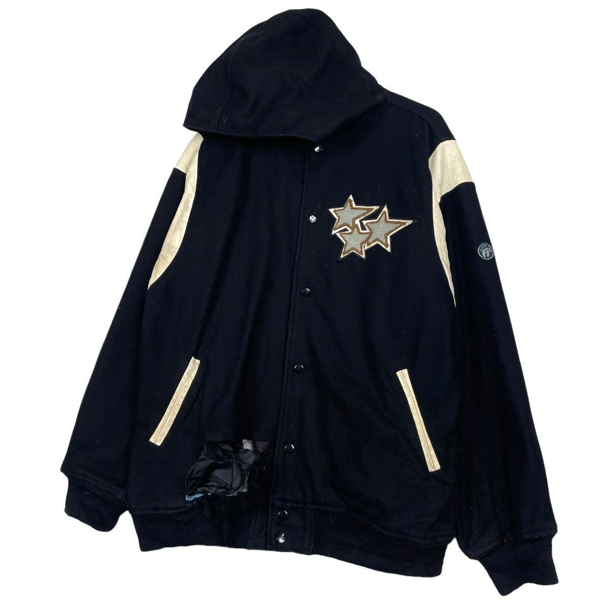 Japanese Brand 💥Y2K HANG TEN BOMBER RIOT VARSITY JACKET Size US L / EU 52-54 / 3 - 2 Thumbnail