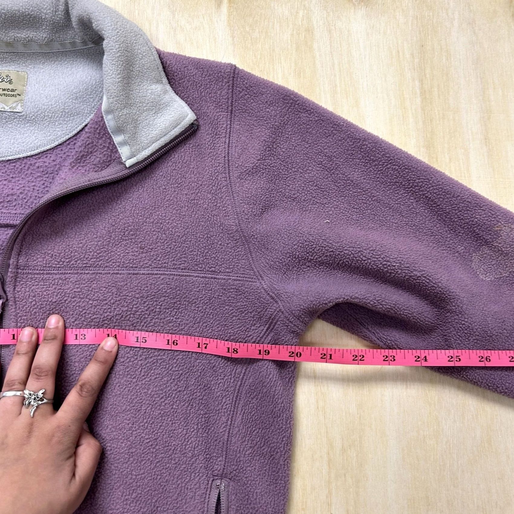 Vintage Cabela's Fleece Jacket Womens Medium Purple Full Zip Pockets Outdoor Casual Size M / US 6-8 / IT 42-44 - 5 Thumbnail