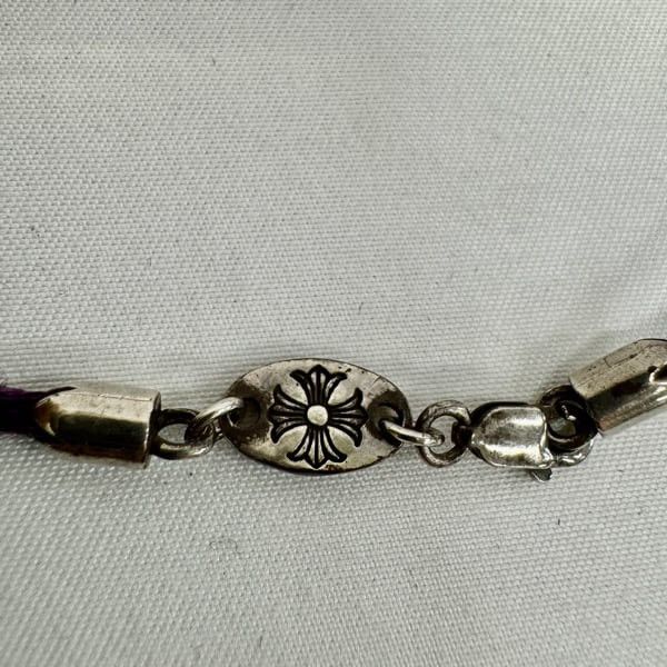 Chrome Hearts Chrome Hearts KZ Heart Silk Bracelet Purple Size ONE SIZE - 4 Thumbnail