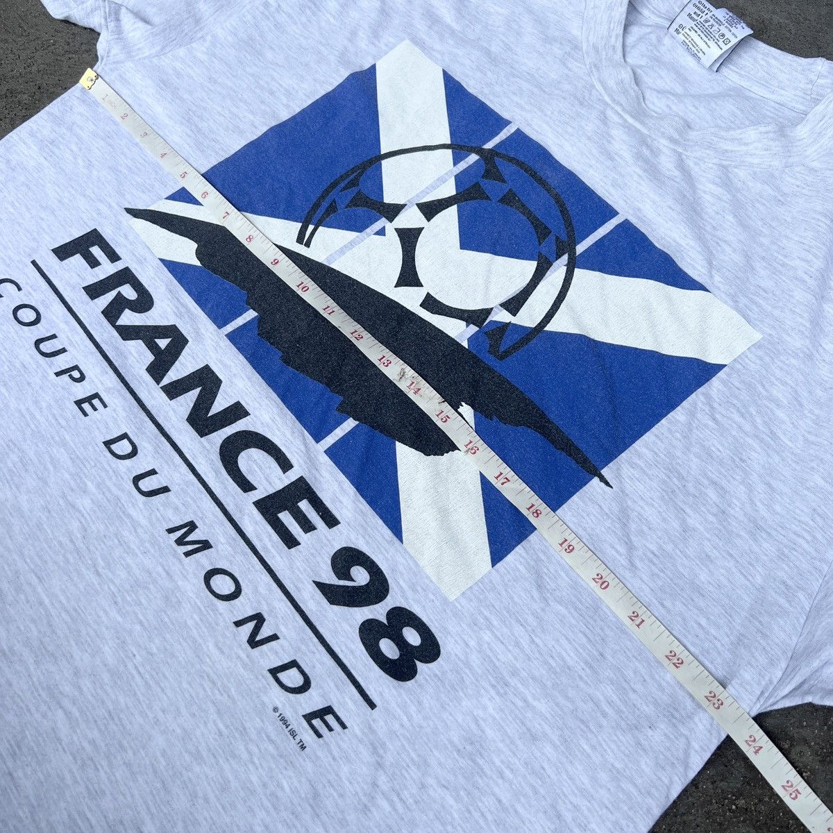 Adidas Vintage 90s Scotland football world cup FRANCE 1998 Tee XL Size US XL / EU 56 / 4 - 8 Thumbnail