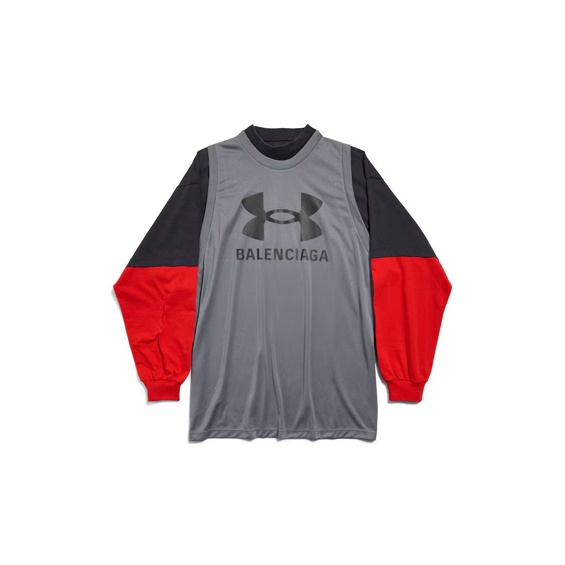 Balenciaga × Under Armour o1bcso1str0525 Under Armour® Triple Layered T-Shirt Size US M / EU 48-50 / 2 - 5 Thumbnail