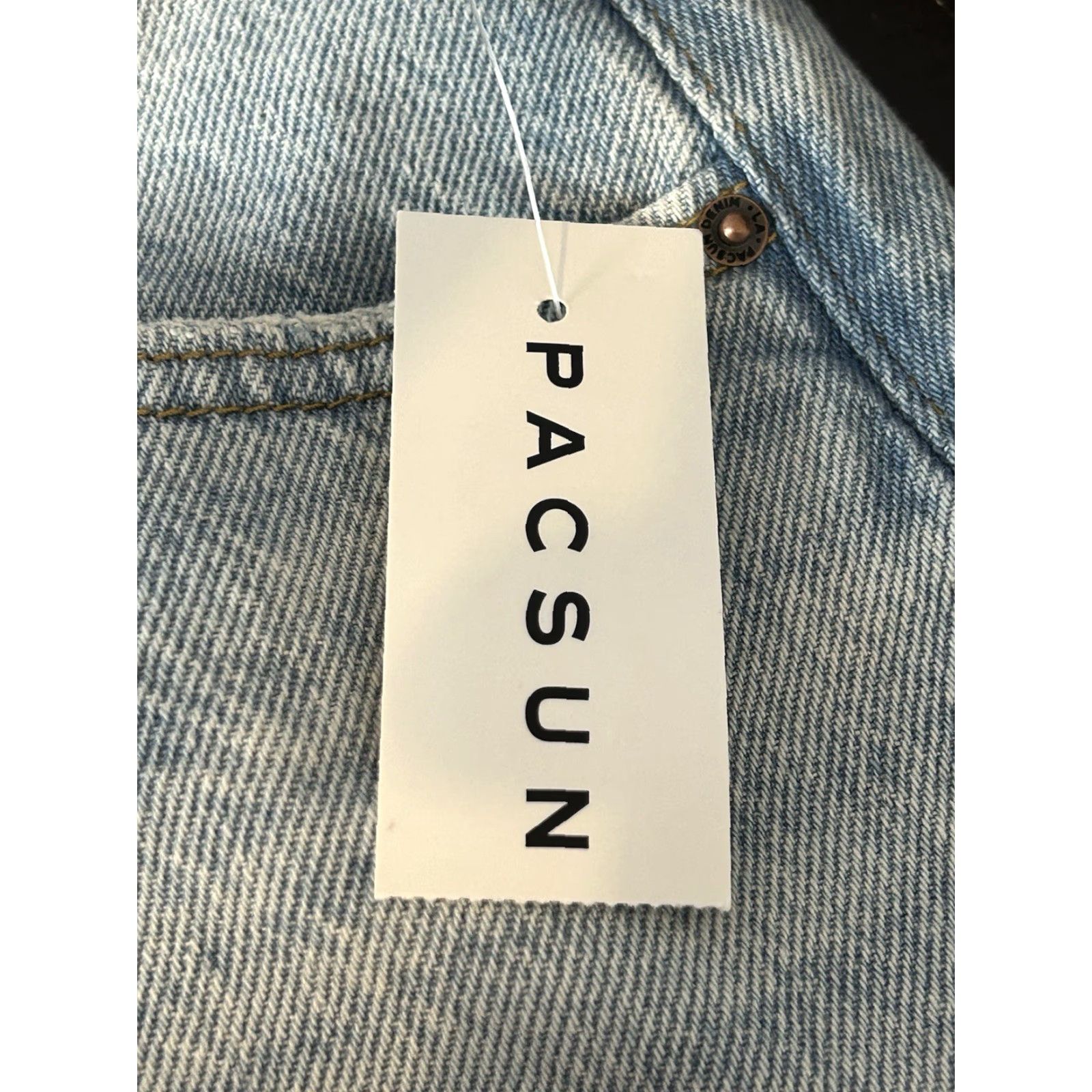 Pacsun NWT PacSun Womens High Rise Relaxed Shorts Button Fly Blue Size 26 Regular Womens Size 26" / US 2 / IT 38 - 5 Thumbnail