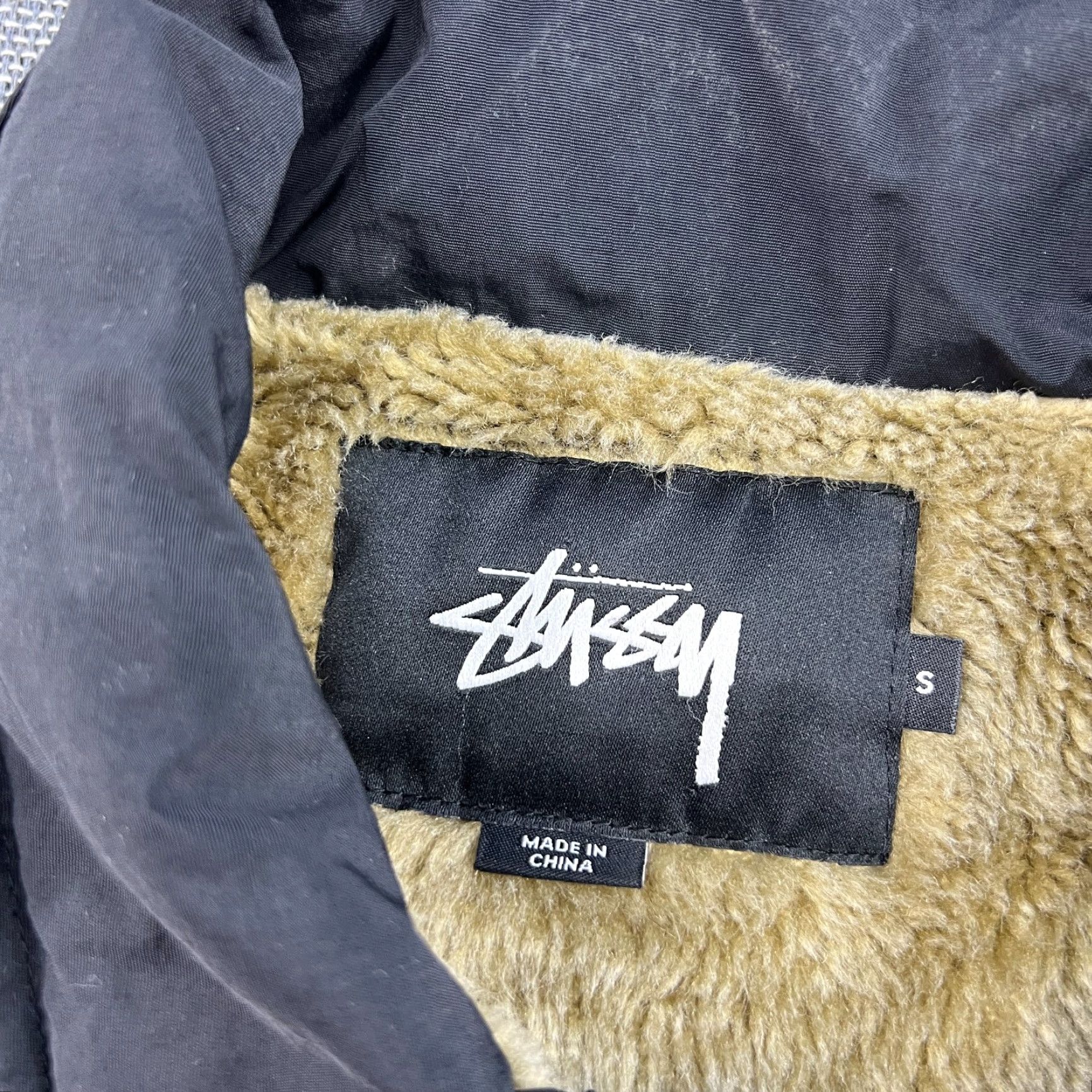 Coach Stussy Coach Jacket Mens Small Black Faux Fur Lining Size US S / EU 44-46 / 1 - 4 Thumbnail