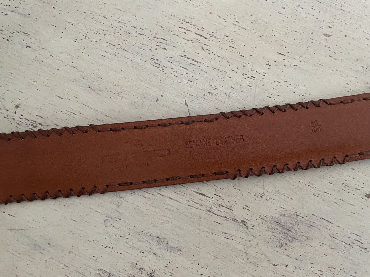 Etro Leather Belt Size 40 - 5 Thumbnail