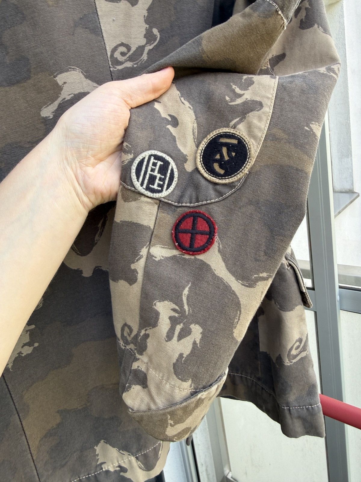 Diesel Vintage Diesel Denim Camo blazer Jacket Size US S / EU 44-46 / 1 - 10 Thumbnail