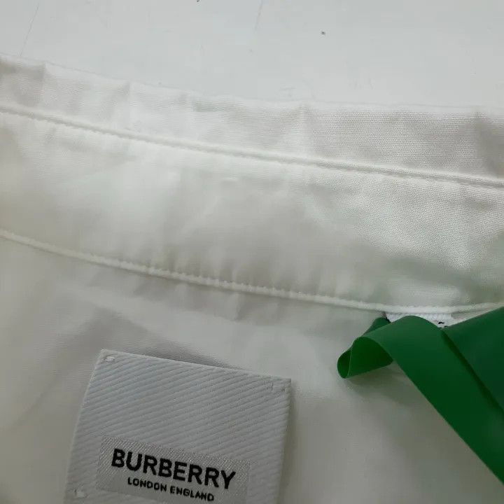 Burberry Burberry Burberry SS23 White Plaid Long Sleeve Shirt-2507 Size US S / EU 44-46 / 1 - 5 Thumbnail
