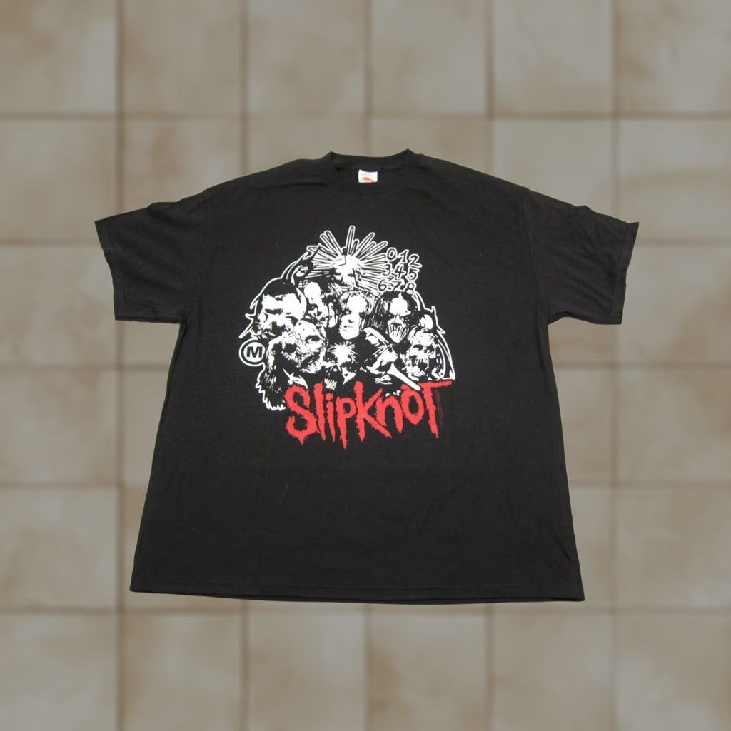 Vintage Nike Shirt XL Black Heavy Metal Band T Mens 90s Slipknot Logo Vintage? Size US XL / EU 56 / 4 - 1 Thumbnail