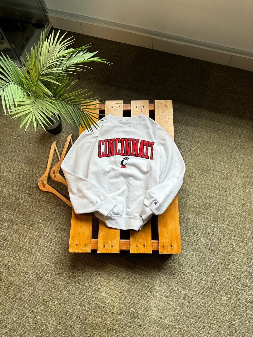 Champion × MLB CHAMPION CINCINNATI SPELLOUT EMBROIDERY SWEATSHIRT Size US M / EU 48-50 / 2 - 1 Thumbnail