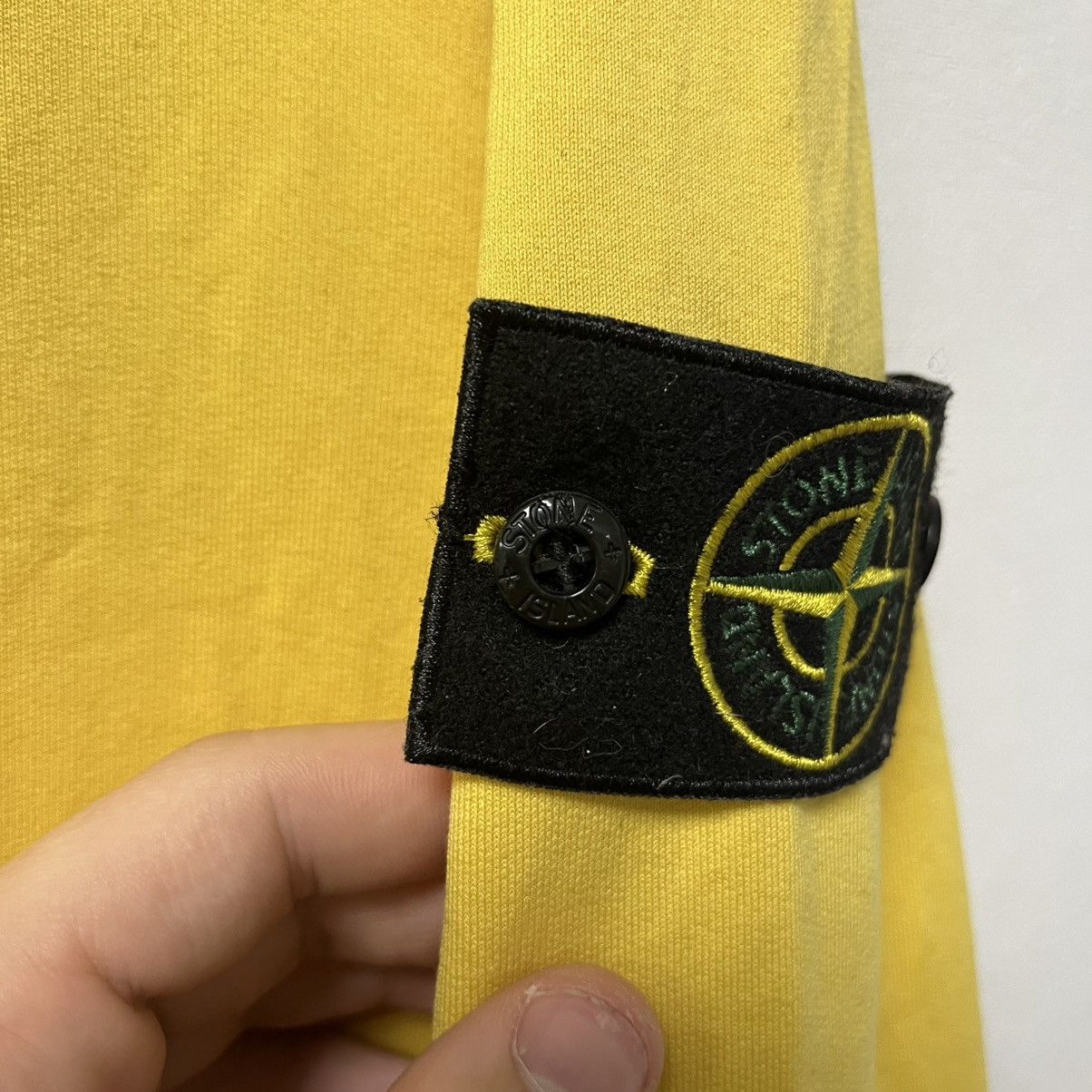 Stone Island Stone Island Hoodie Yellow Size L Size US L / EU 52-54 / 3 - 7 Thumbnail