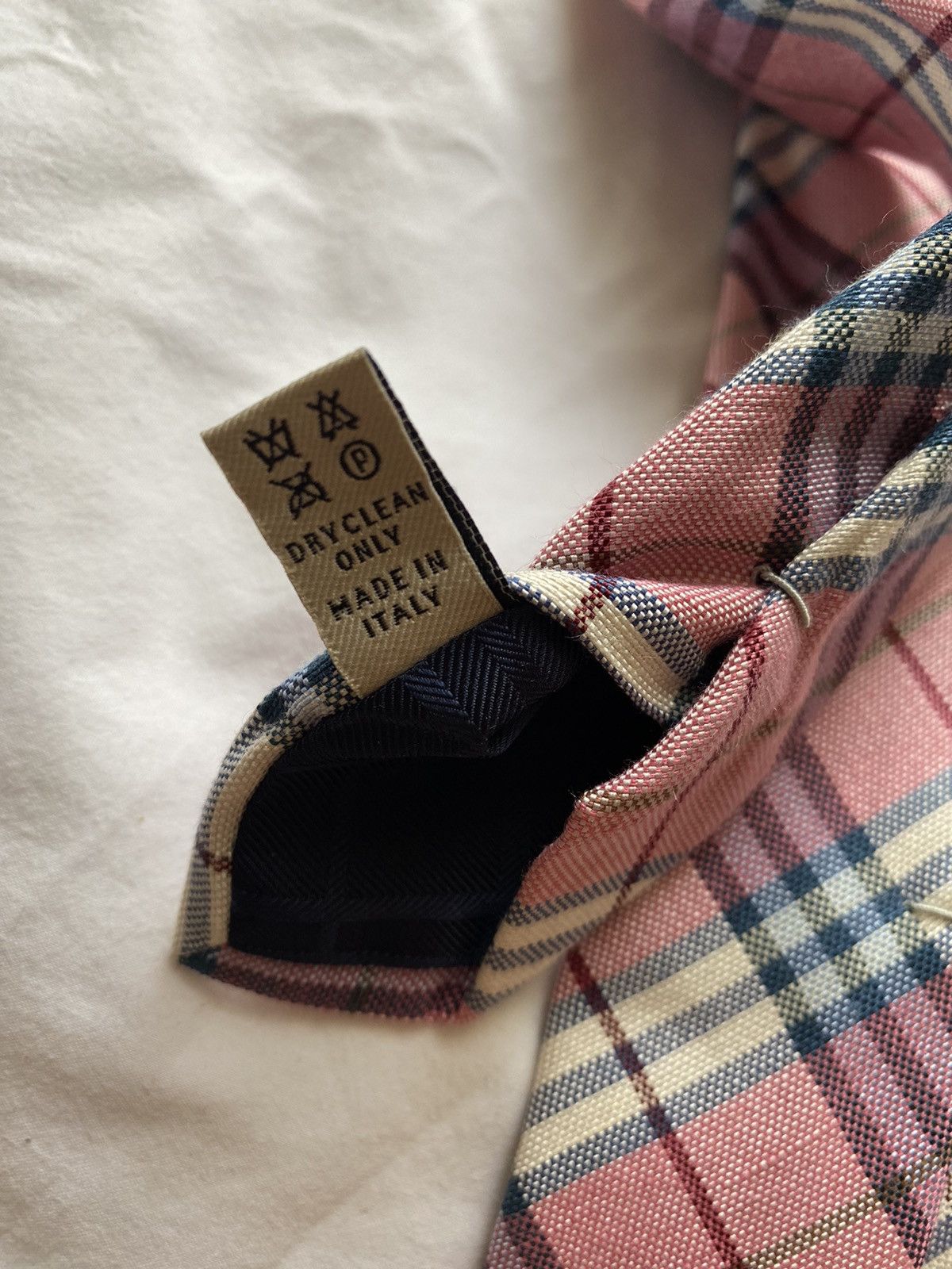Burberry Burberry Nova Check Silk Tie Monogram Logo Grailed