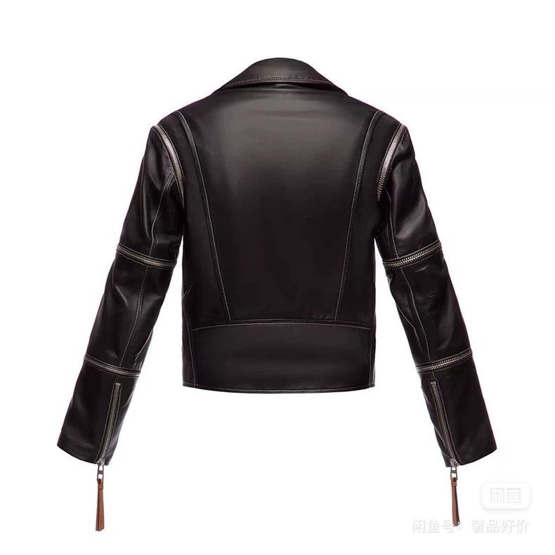 Loewe LOEWE A leather jacket Size XXS / US 00 / IT 34 - 3 Thumbnail
