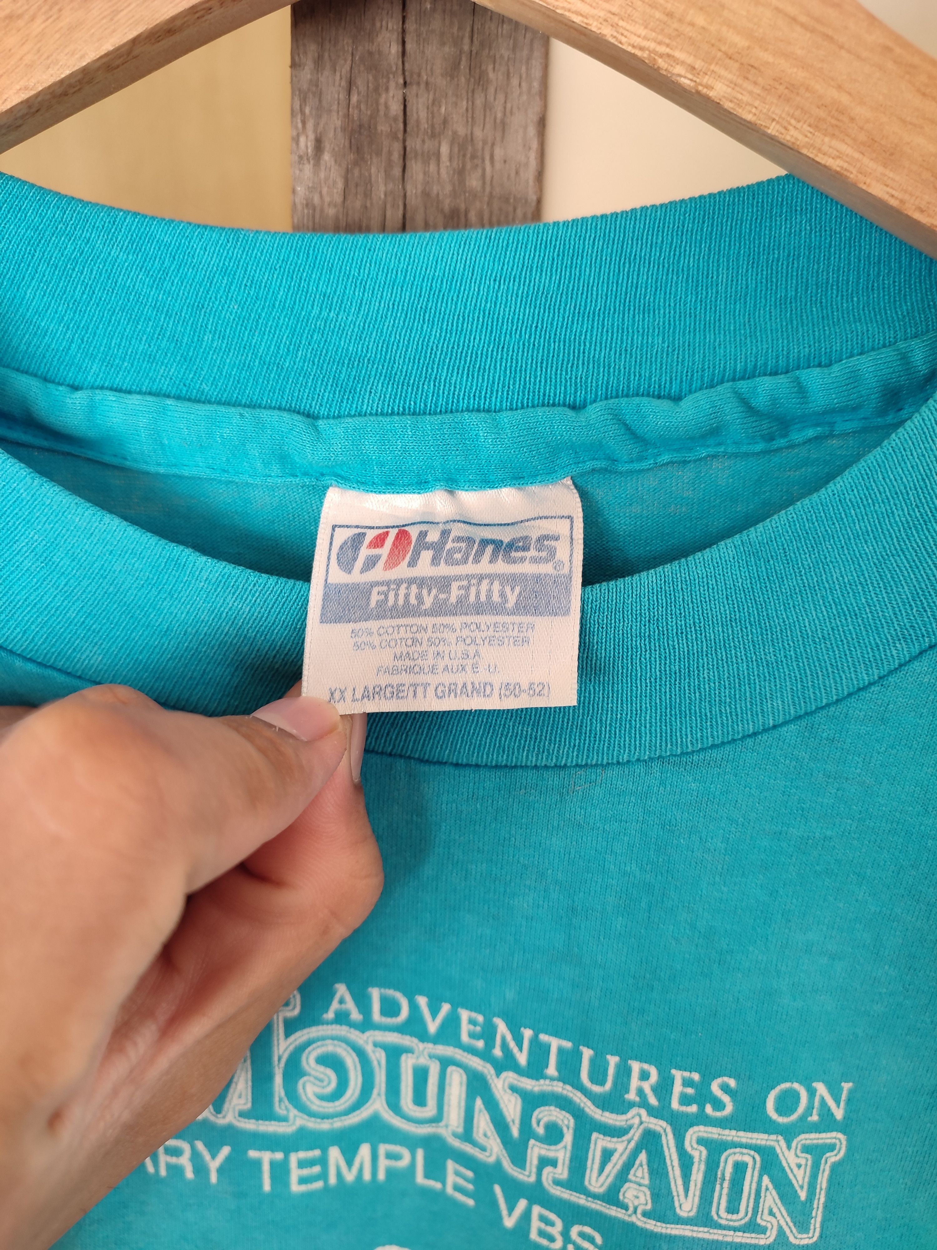 Hanes Adventure On Sun Mountain Calvary Temple Tee Size US XL / EU 56 / 4 - 6 Thumbnail