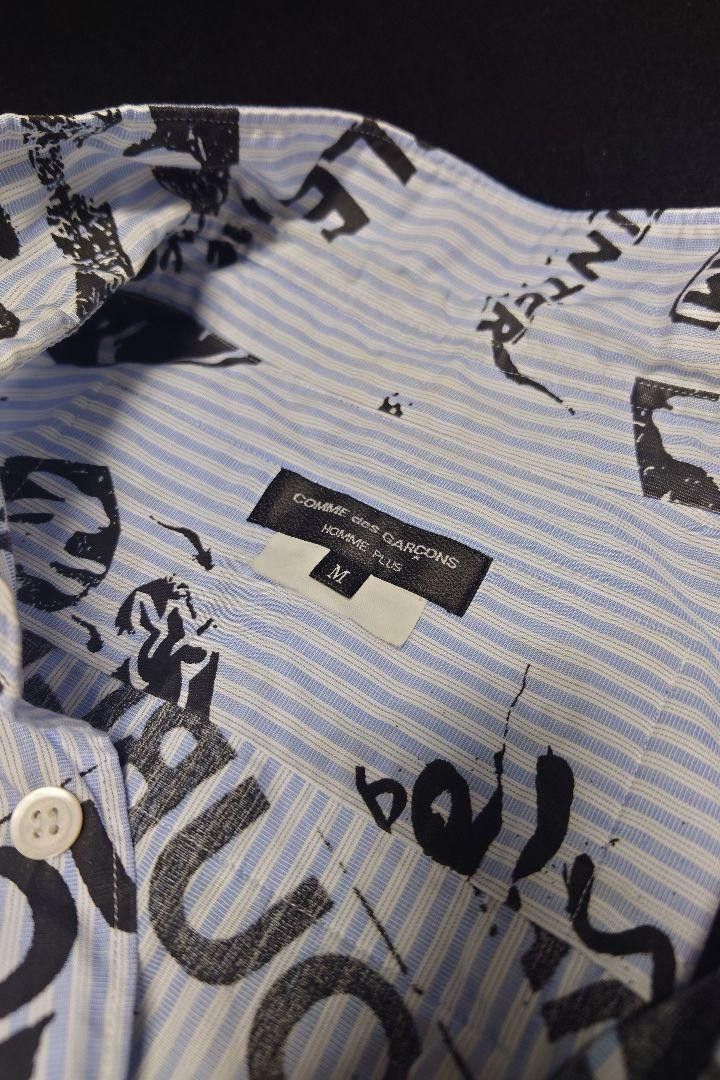 Yohji Yamamoto comme des garçons homme plus printed shirt 08aw Size US M / EU 48-50 / 2 - 7 Thumbnail