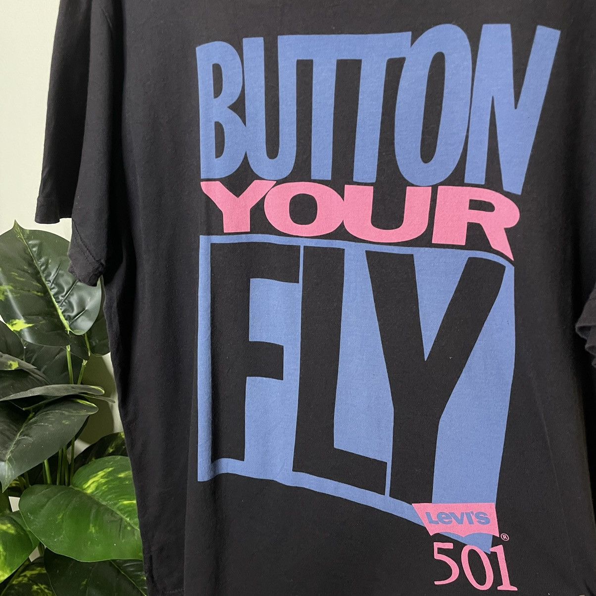 Levi's Levis 501 Button Your Fly T Shirt Size US XL / EU 56 / 4 - 2 Thumbnail