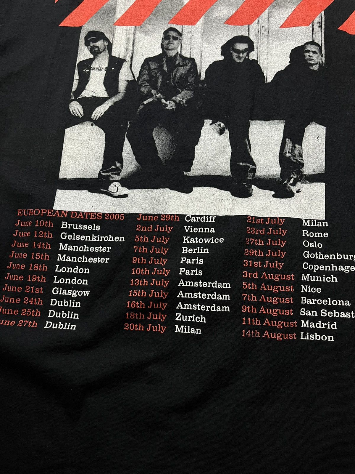 Band Tees Vintage 2005 U2 How To Dismantle An Atomic Bomb Faded Tee Size US XL / EU 56 / 4 - 21 Thumbnail