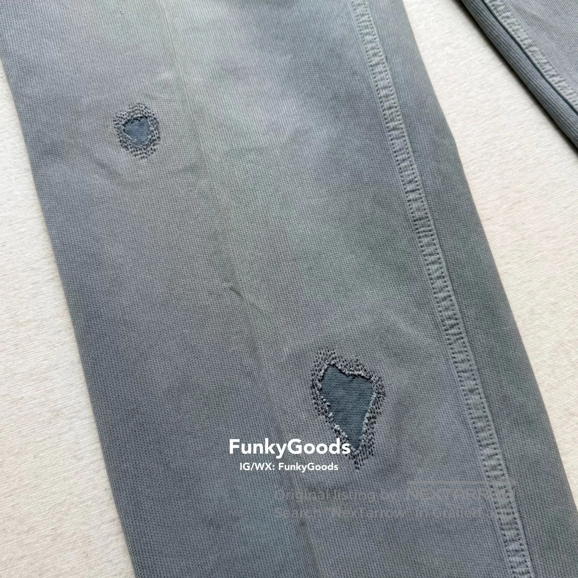 Visvim Visvim Gifford Distressed Light Blue Pants. Size US 26 / EU 42 - 6 Thumbnail
