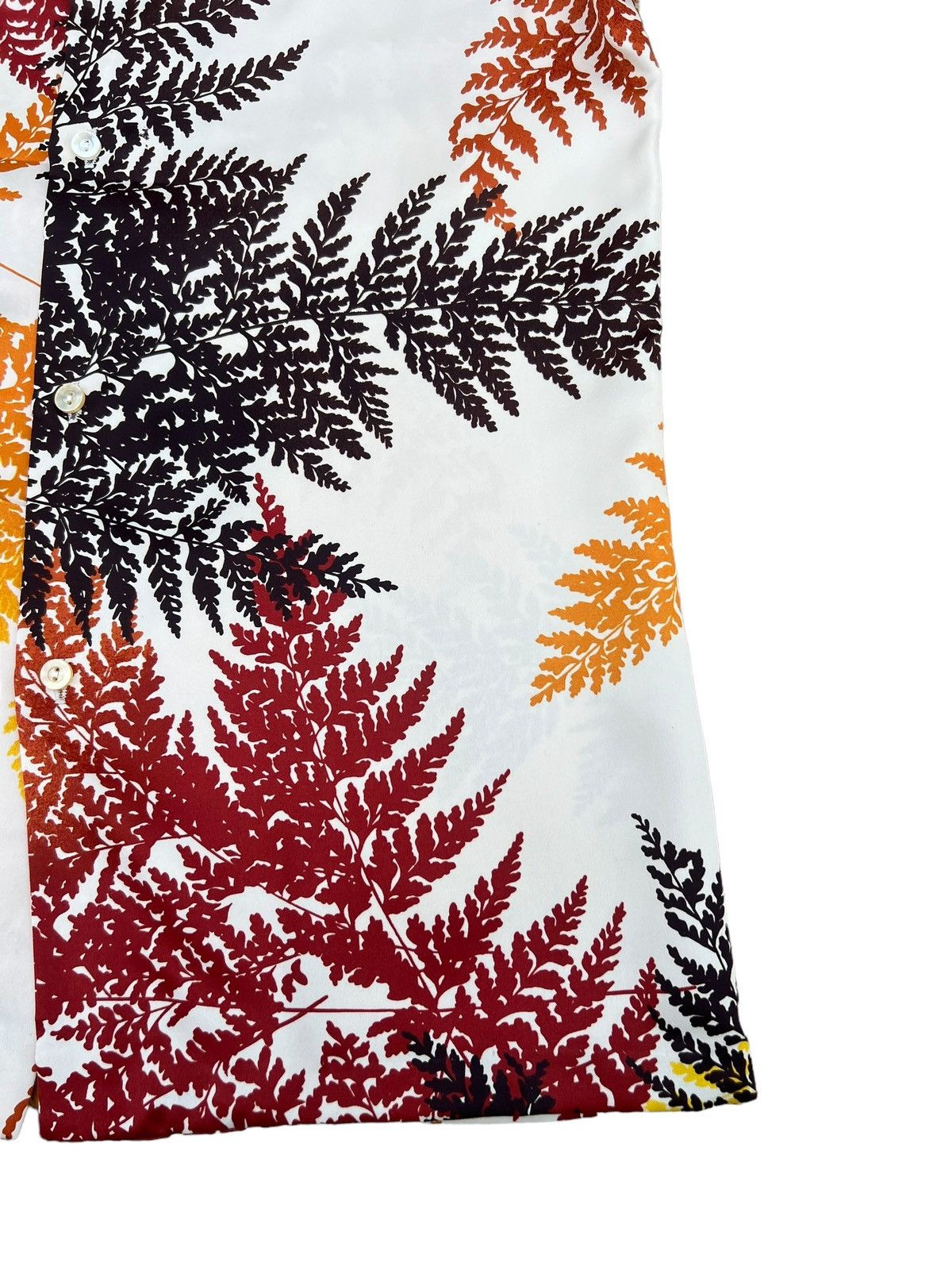 Vintage VTG 70s PAMORE Multi Colour Leaves Polyester Hawaiian Shirt Size US S / EU 44-46 / 1 - 10 Thumbnail