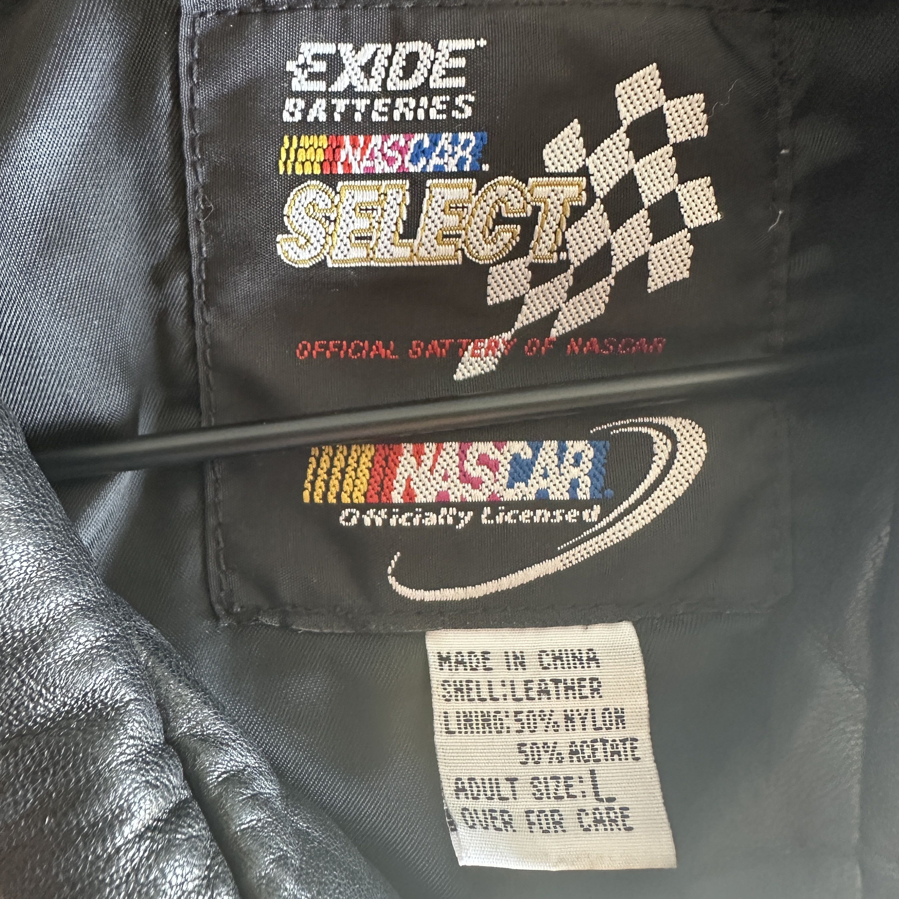 NASCAR Vintage Nascar Genuine Leather Jacket Men’s Sz Large Black Size US L / EU 52-54 / 3 - 10 Thumbnail