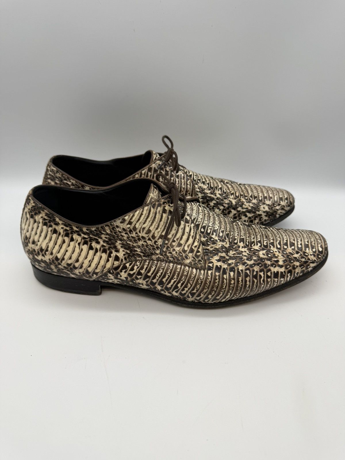 Pierre Hardy PIERRE HARDY Genuine Python Skin Derby Oxford-RARE-SIZE US11 Size US 11 / EU 44 - 4 Thumbnail