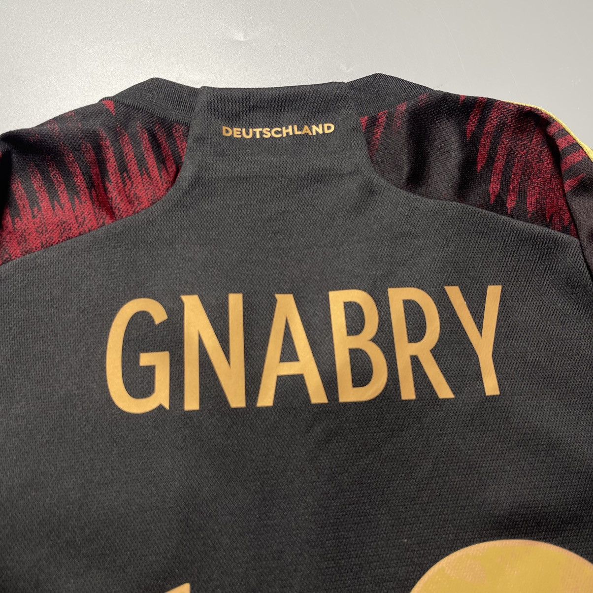 Adidas GERMANY ADIDAS 2022 WORLD CUP SOCCER AWAY JERSEY #10 GNABRY Size US M / EU 48-50 / 2 - 9 Thumbnail