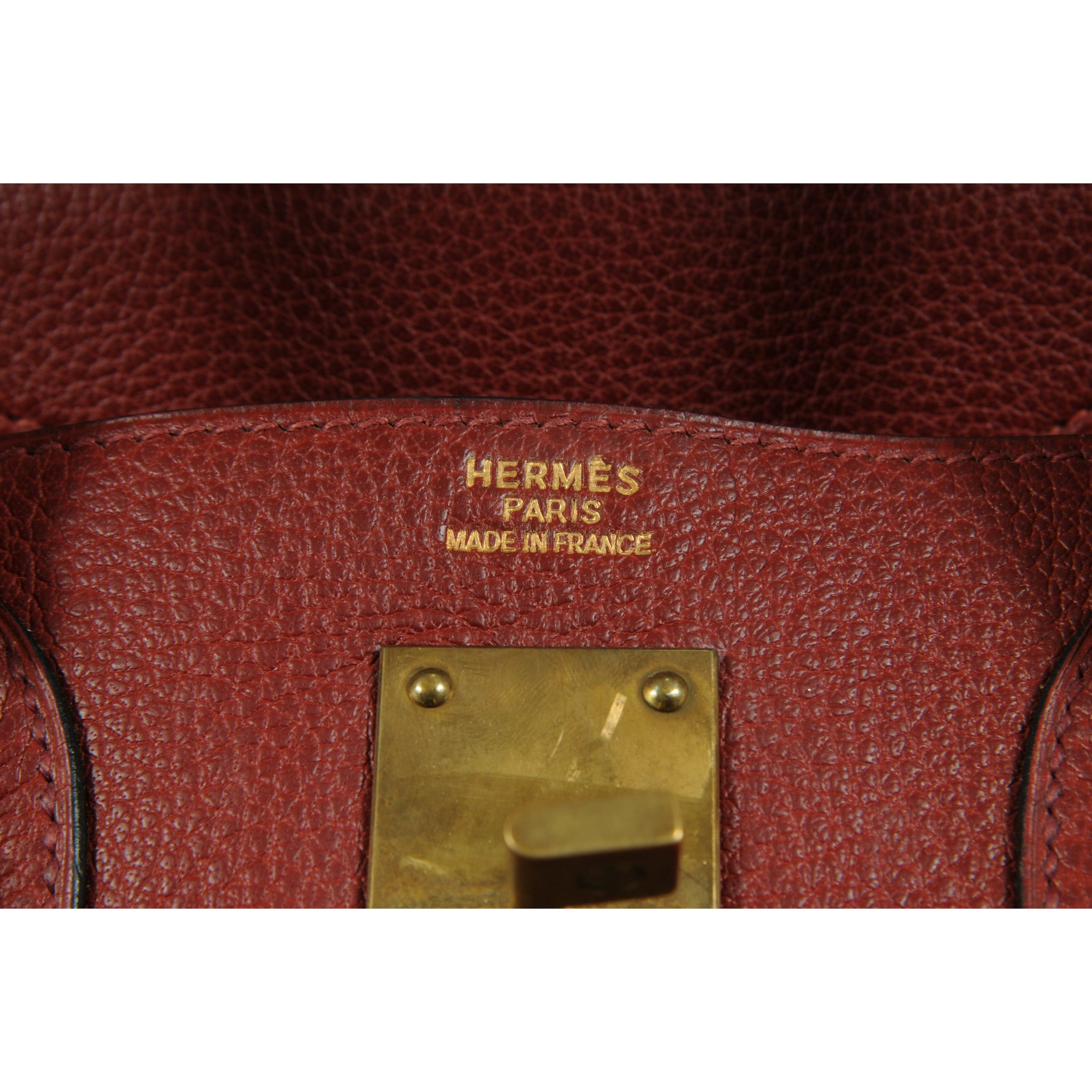 Hermes Haute A Courroies Hac 50 Red Rogue H Crinoline Buffalo Gold Size ONE SIZE - 10 Thumbnail