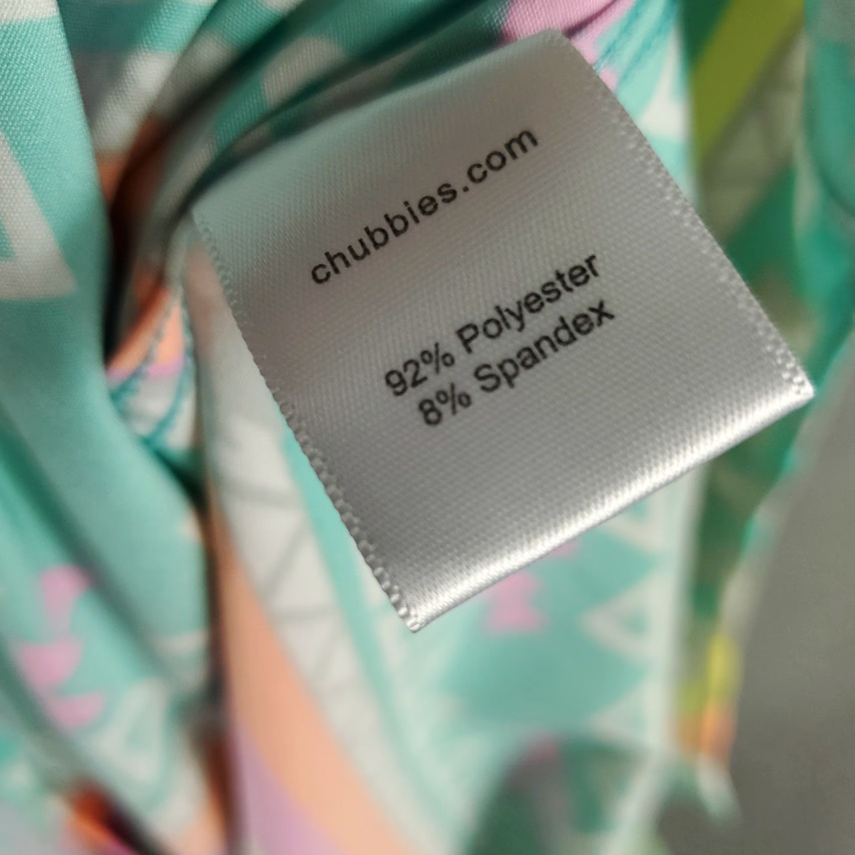 Chubbies Chubbies Polo Shirt Mens XL Turquoise Geometric Print Short Sleeve Polo Shirt Mens XL Turquoise Geometric Print Short Sleeve Size US XL / EU 56 / 4 - 6 Thumbnail